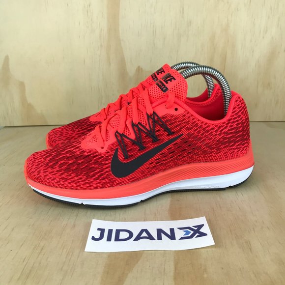 NEW Nike Zoom Winflo 5 Bright Crimson Red - Picture 3 of 9